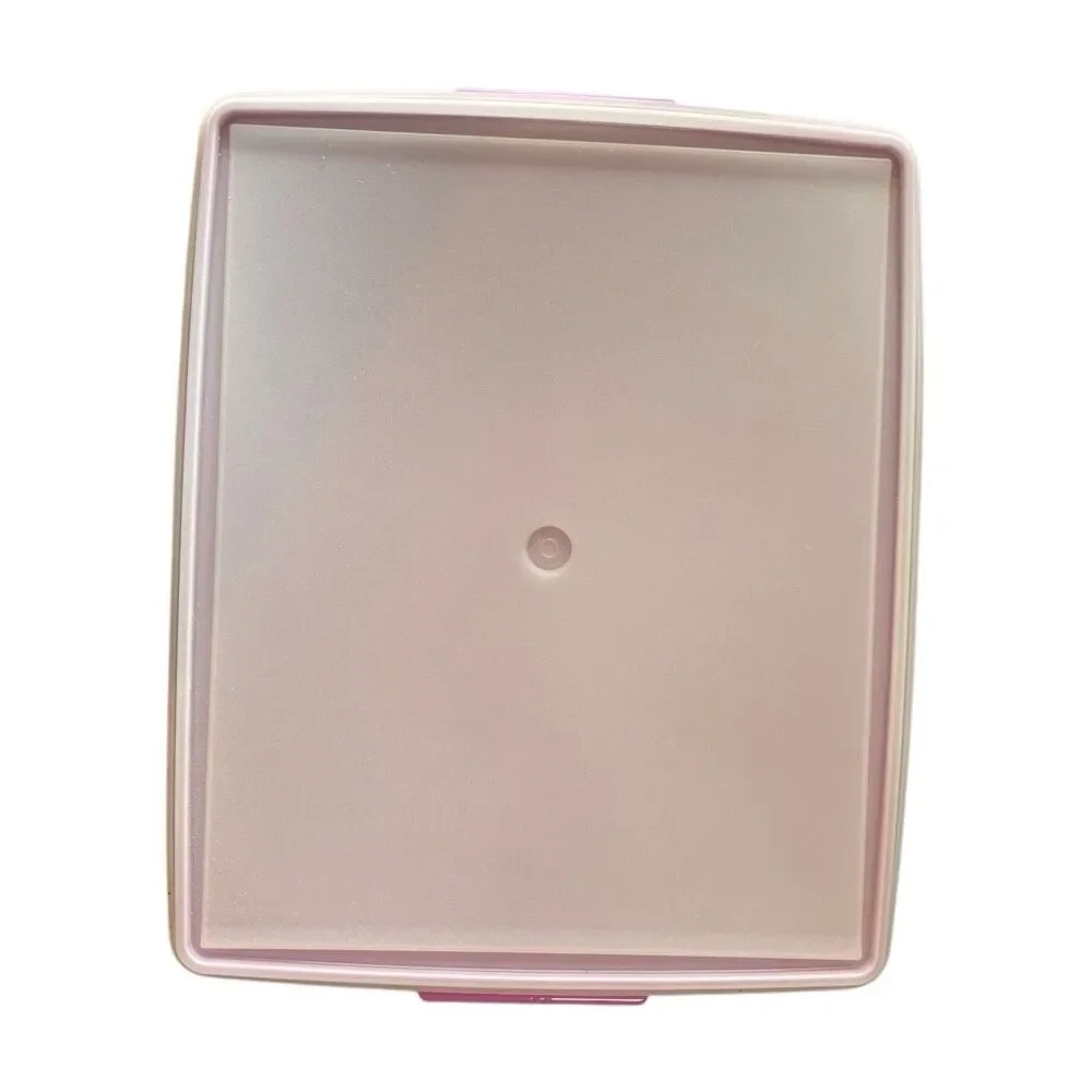 Tupperware Large 17” x 14” x 6” Purple Container With Lid